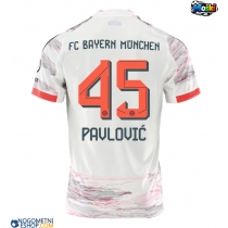 Moški Nogometni dresi Bayern Munich Aleksandar Pavlovic #45 Gostujoči 2025-26 Kratek Rokav
